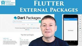 Flutter installing external packages