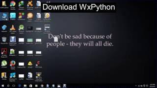 wxPython tutorial 2: Download and Install wxPython