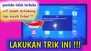 YOUTUBE DI STB TV DIGITAL TIDAK TERBUKA !! PADAHAL WIFI SUDAH TERHUBUNG !!