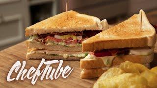 Comment Faire Un Club Sandwich de New York - Recette dans la description