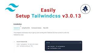 Tailwind CSS v3.0.13 Crash Course | #2 - How to Easily Setup Tailwindcss | #npm #css3 #framework