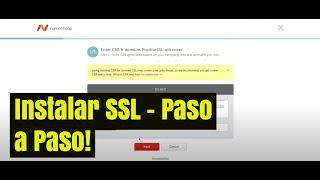 ‍️ Cómo instalar un certificado SSL Paso a Paso | Name Cheap - cPanel ‍️ - Video 3