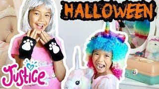 Jessalyn Grace  HALLOWEEN Costume Try-On Justice