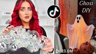 I Tried VIRAL TikTok Halloween HACKS