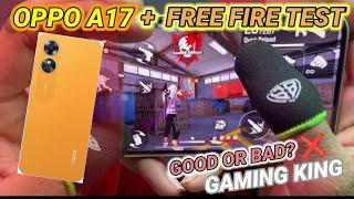 Oppo A17 Free Fire Test || oppo a17 free fire gameplay + Heating + laging Test.