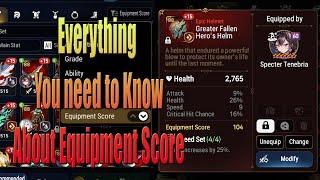 [Epic Seven] How to use Equipment Score