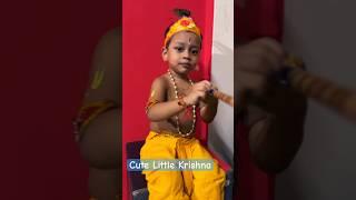 Cute little Krishna | Krishna flute