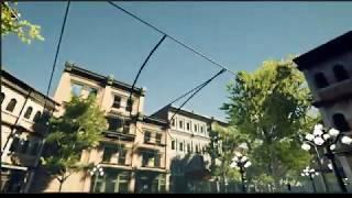 3D Real-time Urban Environment Walk-through Unreal Engine 4