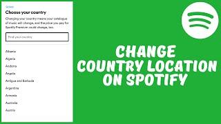 How To Change Spotify Country (2023)