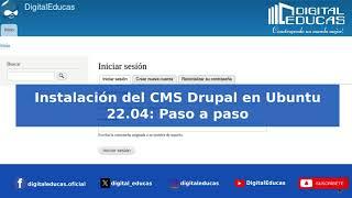 Cómo instalar el CMS Drupal 9.3 en Ubuntu 22 04: Paso a Paso | fácil, rápido y sencillo