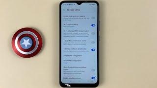 How to enable/disable Developer Options on Realme C15 Android 11