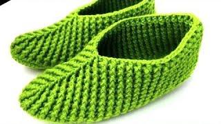 Их вяжут постоянно! ТАПОЧКИ-СЛЕДКИ КРЮЧКОМ. CROCHET SIMPLE SLIPPERS.  #crochetslippers