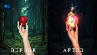 Photoshop Manipulation | Creative Fire Glow Effect in Photoshop (Tutorial)