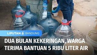 Warga Kabupaten Subang Terima Bantuan 5 Ribu Liter Air Bersih | Liputan 6 Bandung