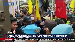 Ricuh Demo Tolak Presiden 3 Periode, Massa Paksa Masuk Gedung DPRD Kaltim #SeputariNewsPagi 08/04