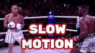 Jake Paul KO Tyron Woodley in Slow Motion