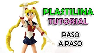  COMO HACER A SAILOR MOON DE PLASTILINA PASO A PASO  MI MUNDO DE PLASTILINA