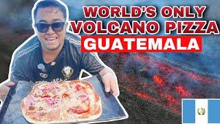 BAKING PIZZA IN AN ACTIVE VOLCANO IN GUATEMALA 