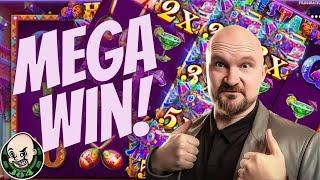 15 Spins!! Mega Big Win From Hot Fiesta Slot!!