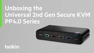 Unboxing Belkin Universal 2nd Gen Secure KVM PP4.0 Series