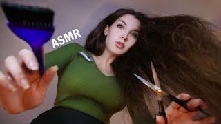 ASMR [Roleplay] Hairdresser  Haircut, Massage, Care 