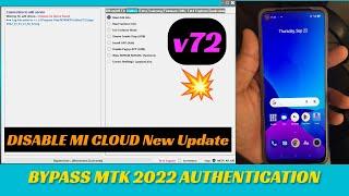 MTK Auth Bypass Tool V72.2022 | xiaomi mi cloud | frp all samsung adb method