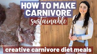 CARNIVORE DIET FULL DAY OF EATING NOSE TO TAIL | Tips To Make Carnivore Diet Sustainable