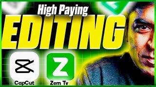 Zem Tv video editing On Mobile And Earn 12 lakh per Month