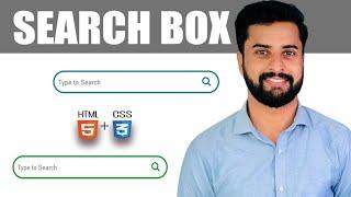 Search box in html | search bar in html css| search bar in html and css in urdu hindi