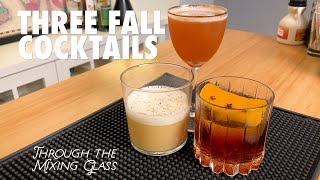 Three fall cocktails! Maple and cider and whiskey, oh my! - Through the Mixing Glass