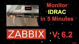How to monitor IDRAC in zabbix by SNMP