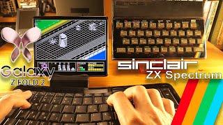 Samsung Galaxy Z Fold 2 works like a Sinclair ZX Spectrum computer (back to the future)