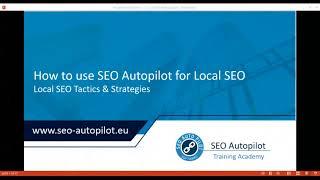 Webinar: Build Your Local Seo with SEO Autopilot