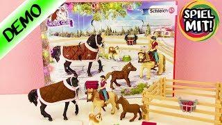 Adventskalender 2017 SCHLEICH Horse Club Unboxing | Wir öffnen alle 24 Türchen! Advent Calendar