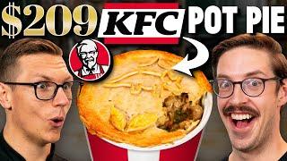 Keith From Try Guys Eats $209 KFC Pot Pie | FANCY FAST FOOD