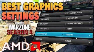 Best AMD Radeon Graphic Settings For Warzone Season 4  (MAX FPS & Visibility)