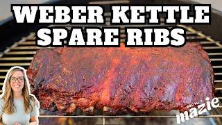 HOW TO COOK SPARE RIBS | On the Weber Kettle | Hot and Fast Smoked Spare Ribs