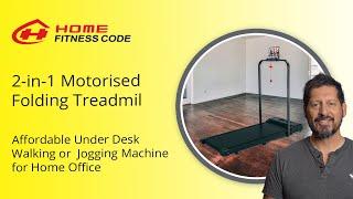 Affordable 2-in-1 Folding Electric Treadmill by Home Fitness Code | Get Fit in 2023!