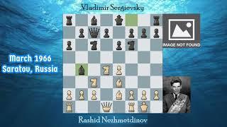 Rashid Nezhmetdinov Vs. Vladimir D. Sergievsky