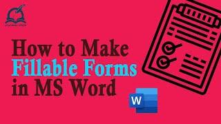 How to create a Fillable Form in MS Word | Restricted Form