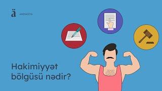 Hakimiyyət bölgüsü nədir? | Əkinçi