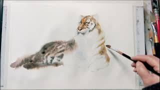 How to Paint a Majestic Tiger in Watercolor: Step-by-Step Tutorial