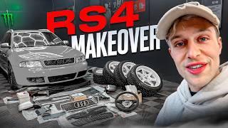 Turning the CHEAPEST Audi RS4 B5 into the perfect Wintercar- RS4 B5 GLOW UP!