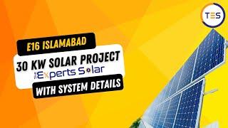 Solar Project with complete installation details