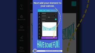 Stretch & distort your text in Canva with the TypeCraft app for FREE. So fun! #canva #canvatutorial
