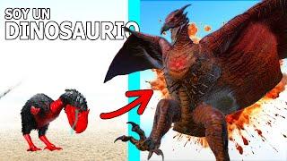 LA HISTORIA DEL PEQUEÑO DINOSAURIO AVE DEL TERROR RODAN! Lucho contra Godzilla ARK Soy un Dinosaurio