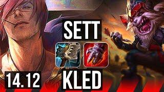 SETT vs KLED (TOP) | 8 solo kills | EUNE Diamond | 14.12