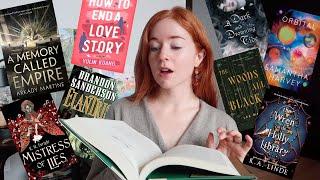 all the books i read and dnfed in september 🪐 brandon sanderson, new romance, booktok favs