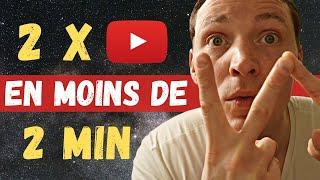 COMMENT CRÉER UNE SECONDE CHAINE YOUTUBE en moins de 2 minutes