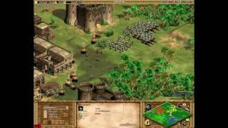 Age of Empires II - Online Commentary Battle - MrDanish177 & Simmo vs. ELISEO & asaliotos - (3/6)